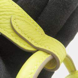 Pre Owned Hermes Lindy Lime Taurillon Clemence Size Mini