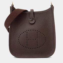 Pre Owned Hermes Evelyne Amazon Long Ebene Taurillon Clemence Size TPM