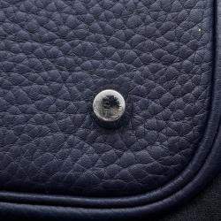 Pre Owned Hermes Picotin Lock Blue Nuit Taurillon Clemence Size MM