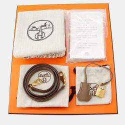 Pre Owned Hermes Kelly Retourne Etoupe Togo Leather Size 25