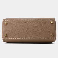 Pre Owned Hermes Kelly Retourne Etoupe Togo Leather Size 25