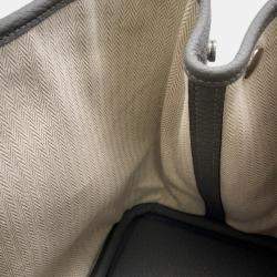 Pre Owned Hermes Garden Party Gris Meyer Negonda Leather