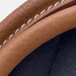 Pre Owned Hermes Garden Party Gold Negonda Leather Size TPM