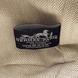 Pre Owned Hermes Bride A Brac Beige Canvas Size PM