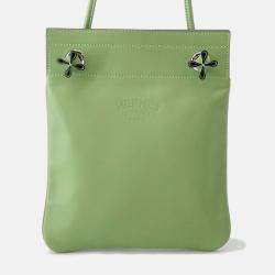 Pre Owned Hermes Aline Vert Cricket Swift Leather Size Mini