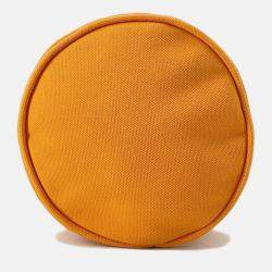 Pre Owned Hermes Sac Marine Receif Orange Canvas Size PM