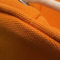 Pre Owned Hermes Sac Marine Receif Orange Canvas Size PM