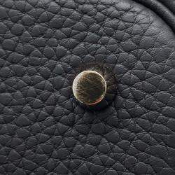Pre Owned Hermes Picotin Lock Black Taurillon Clemence Size MM
