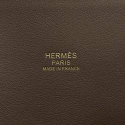 Pre Owned Hermes Bolide Etoupe Taurillon Clemence Size 31
