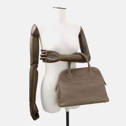 Pre Owned Hermes Bolide Etoupe Taurillon Clemence Size 31