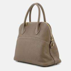 Pre Owned Hermes Bolide Etoupe Taurillon Clemence Size 31