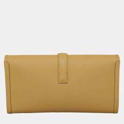 Pre Owned Hermes Swift Leather Jige Clutch