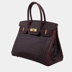 Pre Owned Croco Birkin 30 Bag