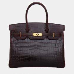 Pre Owned Croco Birkin 30 Bag