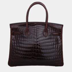 Pre Owned Croco Birkin 30 Bag