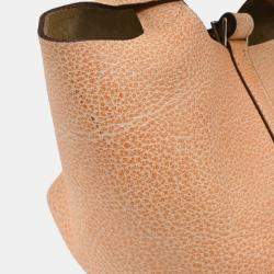Pre Owned Hermes Orange Dalmatian Picotin 18 PM Handbag