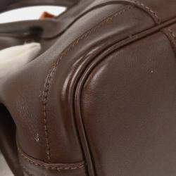 Pre Owned Hermes Havane Swift Garden Twilly TTPM Tote Handbag