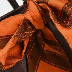 Pre Owned Hermes Havane Swift Garden Twilly TTPM Tote Handbag