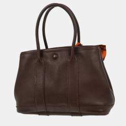 Pre Owned Hermes Havane Swift Garden Twilly TTPM Tote Handbag