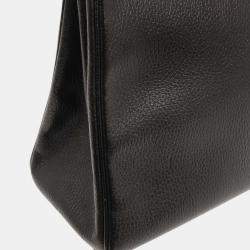 Pre Owned Hermes Black Ardennes Kelly 32 Retourne 2way Handbag