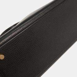 Pre Owned Hermes Black Ardennes Kelly 32 Retourne 2way Handbag