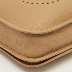 Pre Owned Hermes Biscuit Taurillon Clemence Leather Evelyne III 29 Bag