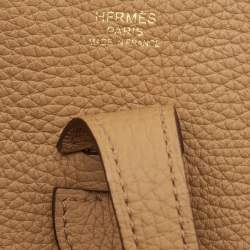 Pre Owned Hermes Biscuit Taurillon Clemence Leather Evelyne III 29 Bag