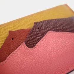 Pre Owned Hermes Ambre Epsom Les Petits Chevaux Card Holder