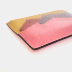 Pre Owned Hermes Ambre Epsom Les Petits Chevaux Card Holder