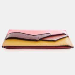 Pre Owned Hermes Ambre Epsom Les Petits Chevaux Card Holder