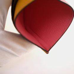 Pre Owned Hermes Ambre Epsom Les Petits Chevaux Card Holder