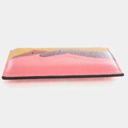 Pre Owned Hermes Ambre Epsom Les Petits Chevaux Card Holder