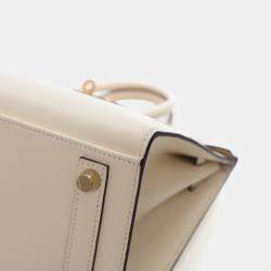 Pre Owned Hermes Sellier Birkin 25 Nata Epsom Bag