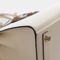 Pre Owned Hermes Sellier Birkin 25 Nata Epsom Bag