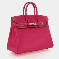 Pre Owned Hermes  Birkin 25 Rose Tyrien Epsom Candy Bag 