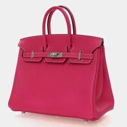 Pre Owned Hermes  Birkin 25 Rose Tyrien Epsom Candy Bag 