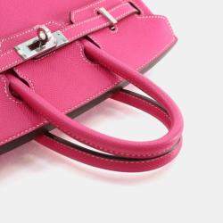 Pre Owned Hermes  Birkin 25 Rose Tyrien Epsom Candy Bag 