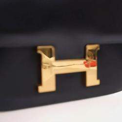 Pre Owned Hermes Box Constance 23 Vintage Black Bag