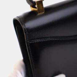 Pre Owned Hermes Box Constance 23 Vintage Black Bag
