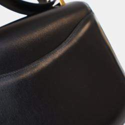 Pre Owned Hermes Box Constance 23 Vintage Black Bag