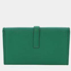 Pre Owned Hermes Bamboo Green Swift Jige 20