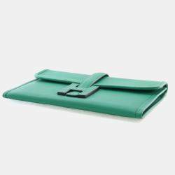 Pre Owned Hermes Bamboo Green Swift Jige 20