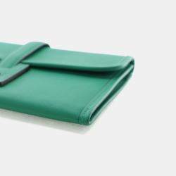 Pre Owned Hermes Bamboo Green Swift Jige 20