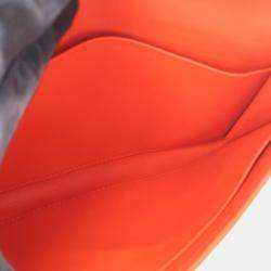 Pre Owned Hermes Rouge Tomate Suede Jige 20