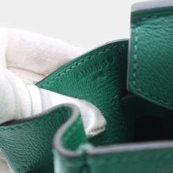Pre Owned Hermes Vert Vertigo Green Novillo Birkin 30