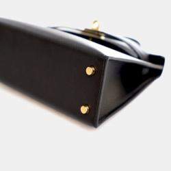 Pre Owned Hermes Noir Epsom Mini Kelly 20