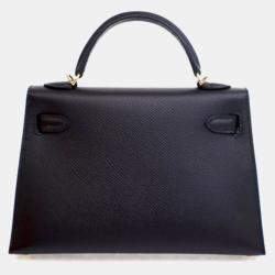 Pre Owned Hermes Noir Epsom Mini Kelly 20