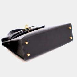 Pre Owned Hermes Noir Epsom Mini Kelly 20