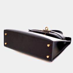 Pre Owned Hermes Noir Epsom Mini Kelly 20