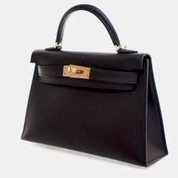 Pre Owned Hermes Noir Epsom Mini Kelly 20
